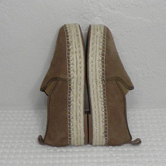 Blondo Basha Waterproof Espadrille Flat Brown Suede Women's Size 5 1/2M - Picture 6 of 9